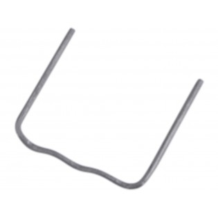 Метална спојка за заварување пластика, 150 парчиња, брановидни, ⌀0.8мм, растојание 15мм